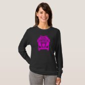 Womens Girl Trucker Hot Pink Truck Driver Tシャツ (正面フル)