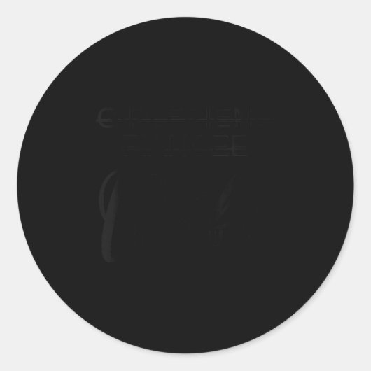 Women's Girlfriend Fiancée Wife Engagement Married ラウンドシール (正面)