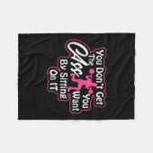 Womens Glutes Workout Day Insrational Motivational フリースブランケット (正面(横))