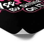 Womens Glutes Workout Day Insrational Motivational ポスター (角)