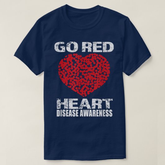 Womens Go Red For Heart Health Awareness Month 202 Tシャツ (デザイン正面)