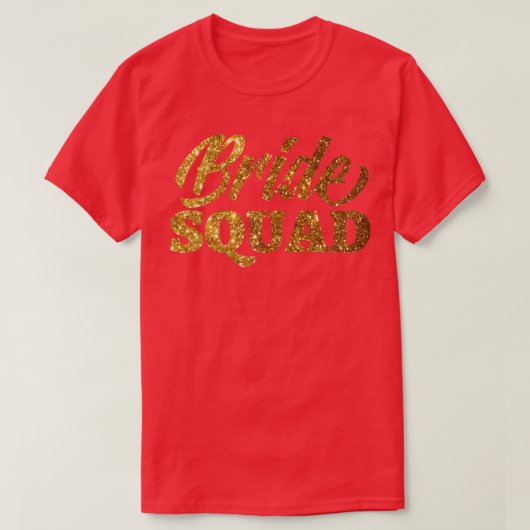 Womens Golden Bride T shirt Tee For Bachelorette P Tシャツ (デザイン正面)
