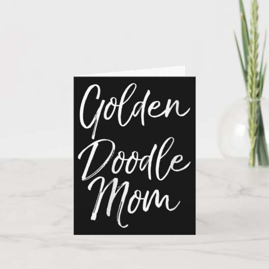 Womens Goldendoodle Odle Mother's Day Gift Cute Go カード (正面)