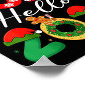 Womens Goodbye 2025 Hello 2026 Christmas Matching  ポスター (角)