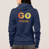 Women's GoSpark Zip Up Hoodie パーカ (裏面)