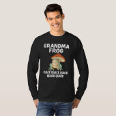 Womens Grandma Frog Animal Pun Love Amphibian Toad Tシャツ (正面フル)