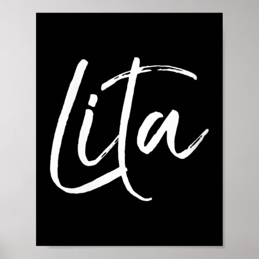 Womens Grandma Gift In Spanish Abuelita New Abuela ポスター (正面)