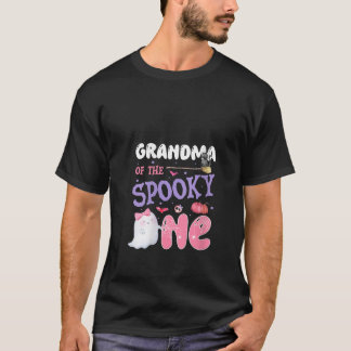 Womens Grandma Of The Spooky One 1st Birthday Hall Tシャツ
