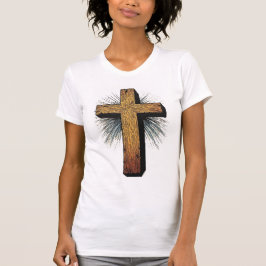 Women's Graphic Christian Cross Tee Shirt Tシャツ