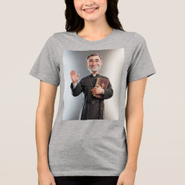 Women's Gray Priest トライブレンドＴシャツ