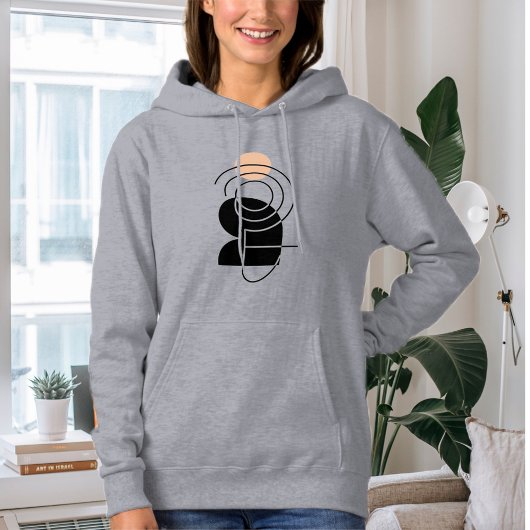 Women's Gray Sweatshirt - Minimalist, Elegant パーカ