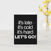 Womens Great Motivational Discipline Workout No Ex カード (黄色い花)