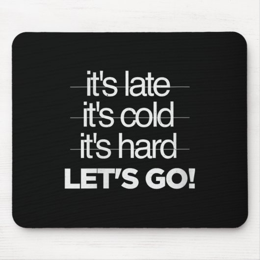 Womens Great Motivational Discipline Workout No Ex マウスパッド (正面)