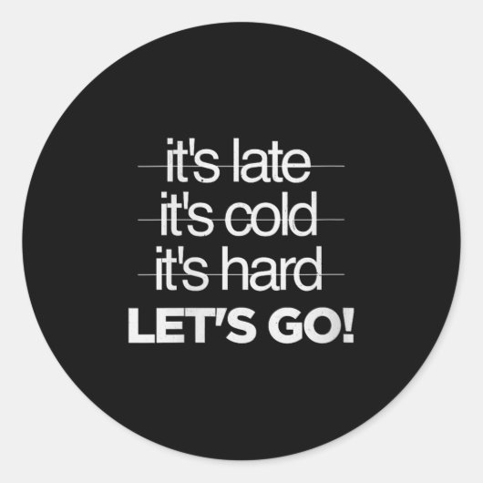 Womens Great Motivational Discipline Workout No Ex ラウンドシール (正面)