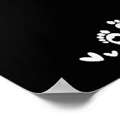 Womens Growing My Valentine Pregnancy New Mom Vale ポスター (角)