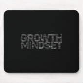 Womens Growth Mindset Motivation And Insrational V マウスパッド (正面)