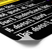 Womens Growth Mindset Teacher Motivational Sitive  ポスター (角)