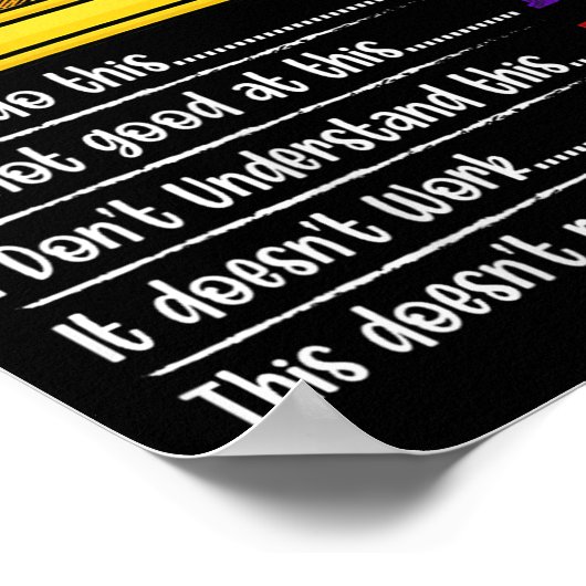 Womens Growth Mindset Teacher Motivational Sitive  ポスター (角)