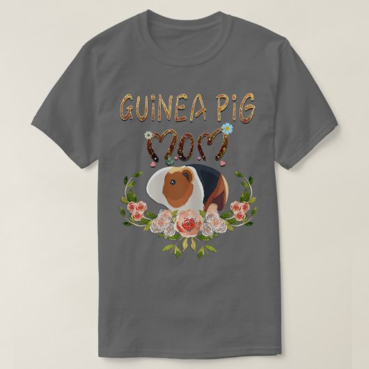 Womens Guinea Pig Mom Funny Pet Owne Guinea Pig Lo Tシャツ (デザイン正面)