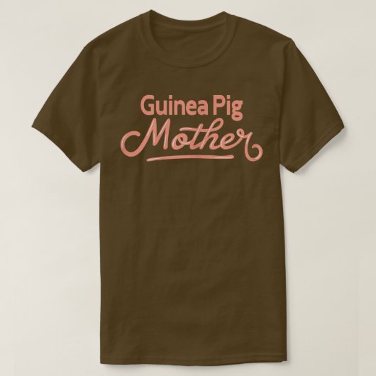 Womens Guinea Pig Mother Funny Guinea Pig Tシャツ (デザイン正面)