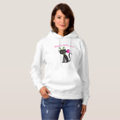 Women's Halloween Cat Hoodie Sweatshirt パーカ (正面フル)