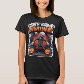 Women's Halloween Sublimation T-Shirt - Black Crew Tシャツ