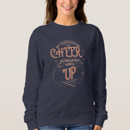 WOMEN'S HAPPINESS CHEER UP SWEATSHIRT スウェットシャツ