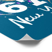 Womens Happy 2026 New Year's Eve Party 67 Meme V-n ポスター (角)