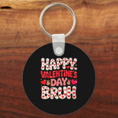 Women's Happy Valentine's Day Hearts Matching Kids キーホルダー (正面)