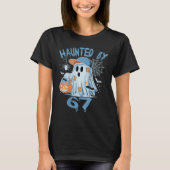 Womens Haunted 6 7 Six Seven 67 Meme Halloween Cos Tシャツ (正面)