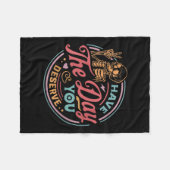 Womens Have The Day You Deserve Sarcastic Skeleton フリースブランケット (正面(横))