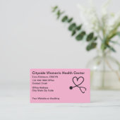 Women's Health OBGYN Appointment Cards 予約カード (スタンド正面)