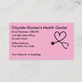 Women's Health OBGYN Appointment Cards 予約カード (正面)