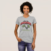 Women's Heather Grey "Falling Down" Surreal Tee  Tシャツ (正面フル)