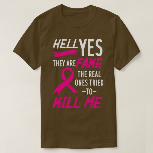 Womens Hell Yes They Are Fake The Real Ones Tried  Tシャツ (デザイン正面)