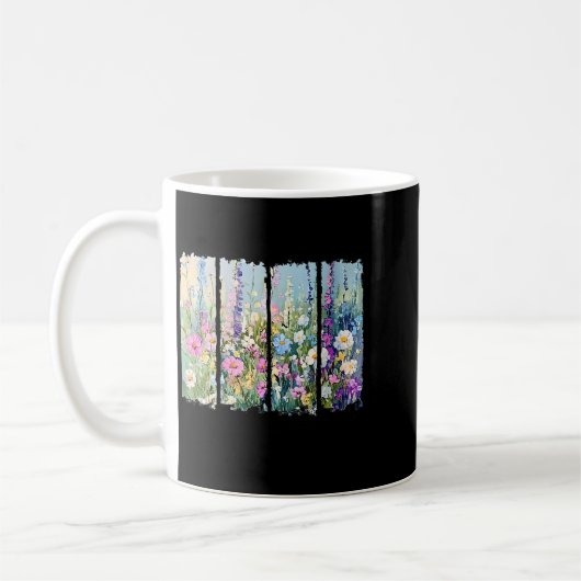Womens His Mercies Are New Every Morning Wildflowe コーヒーマグカップ (左)