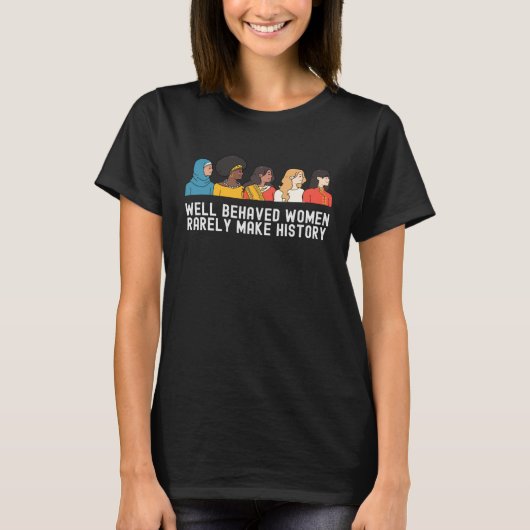 Women's History Month Cool Quotes Family Tシャツ (正面)