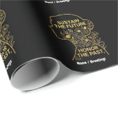 Women's History Month Eco-Feminist Sustain Future ラッピングペーパー (ロールコーナー)