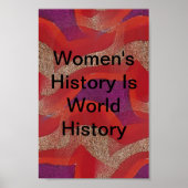 Women's History Poster ポスター (正面)
