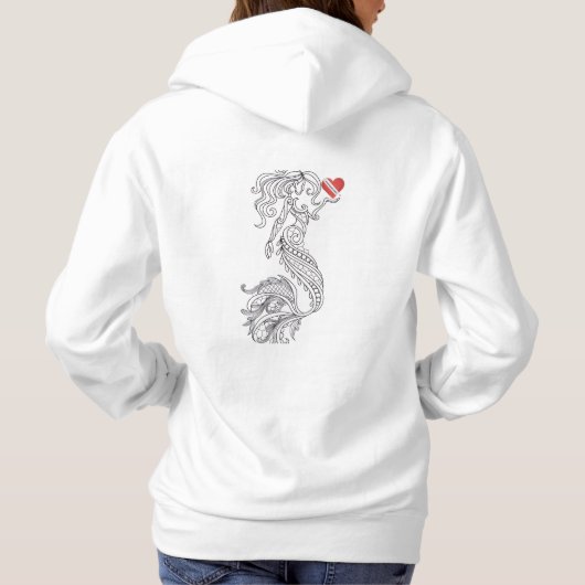 Women's Hoodie パーカ (裏面)