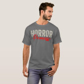 Womens Horror Movies Films Series Princess Queen V Tシャツ (正面フル)