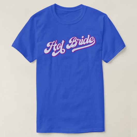 Womens Hot Bride - Stylish Retro 12 Matching Bache Tシャツ (デザイン正面)