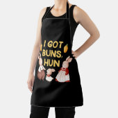 Womens I 得 Buns Hun、Bunny Mom、Bunnyパパ、Bunny Lo エプロン (インサイチュ)