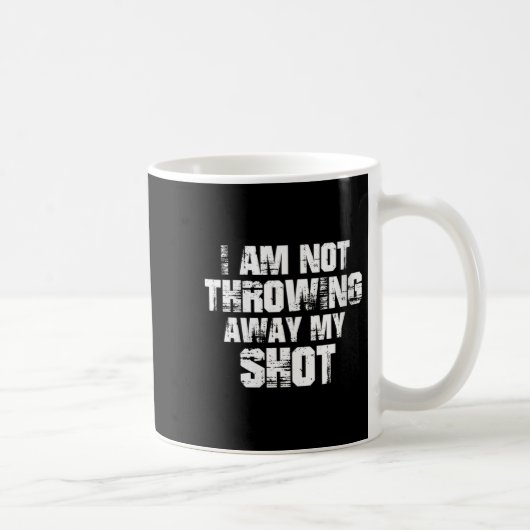 Womens I Am Not Throwing Away My Sho Motivational  コーヒーマグカップ (右)