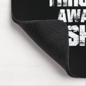Womens I Am Not Throwing Away My Sho Motivational  マウスパッド (コーナー)