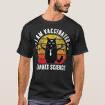 Womens I am Vaccinated 感謝してい Scienceヴィンテージ猫 Tシャツ<br><div class="desc">Woens I am Ventinated 感謝してい ScienceヴィンテージCat Proワクチン接種VNeck.スワッグ, カッコいい, おもしろい，カバ，adgpc，アルコール，アート，かわいい，デザイン，医師，目，顔，グラフィック，音楽，ミニマル，音楽，ピラミッド，サイエンスフィクション，夏，タルディス，三角形，テレビ，白，女性，, ，すべての目を見る，アリンギン，食べ物，キャップ，ビール，黒，, ，ブルドッグ，ブルドッグキャップ，チンパンセ，シティー，クラブ，カクテル，コラージュ，陰謀，カワイイ食べ物カット，デジタル，ダニーク，，ドレイネック，飲み物，飲み飲み，エジプト，絵文字，環境，環境，, ，ブルドッグ，, , </div>