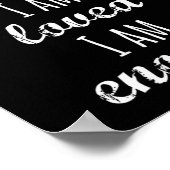 Women's I Am Worthy Motivational Christian  ポスター (角)