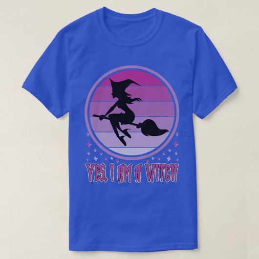 Womens I bewitch All, I am a Witch Tシャツ (デザイン正面)