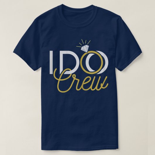 Womens I Do Crew  Bride Bachelorette Party Bridal  Tシャツ (デザイン正面)