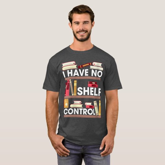 Womens I Have No ShControl Funny Reading Book Love Tシャツ (正面フル)